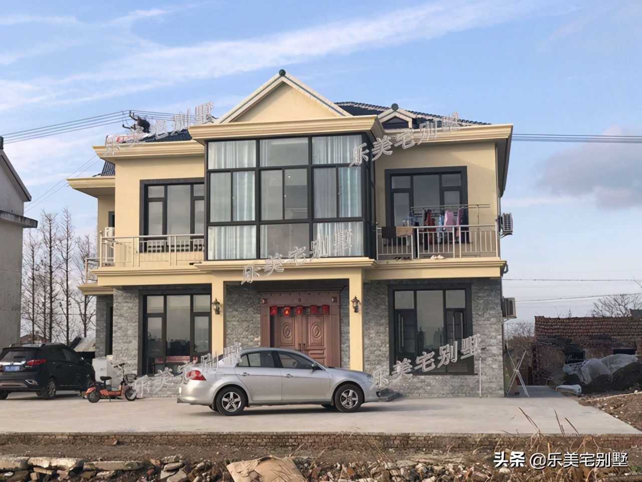 8套农村两层自建房别墅设计图,主体毛坯25w左右