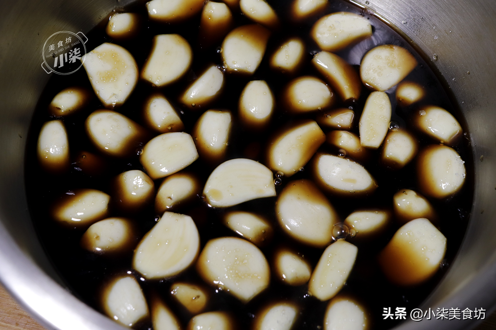 Teach you to bloat dried meat 8 garlic are correct practice, remember 2 keys well to nod, assure 2 days to become green, acid is sweet fragile bright