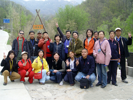 河南旅游：百车奔向嵩县天池山（图）