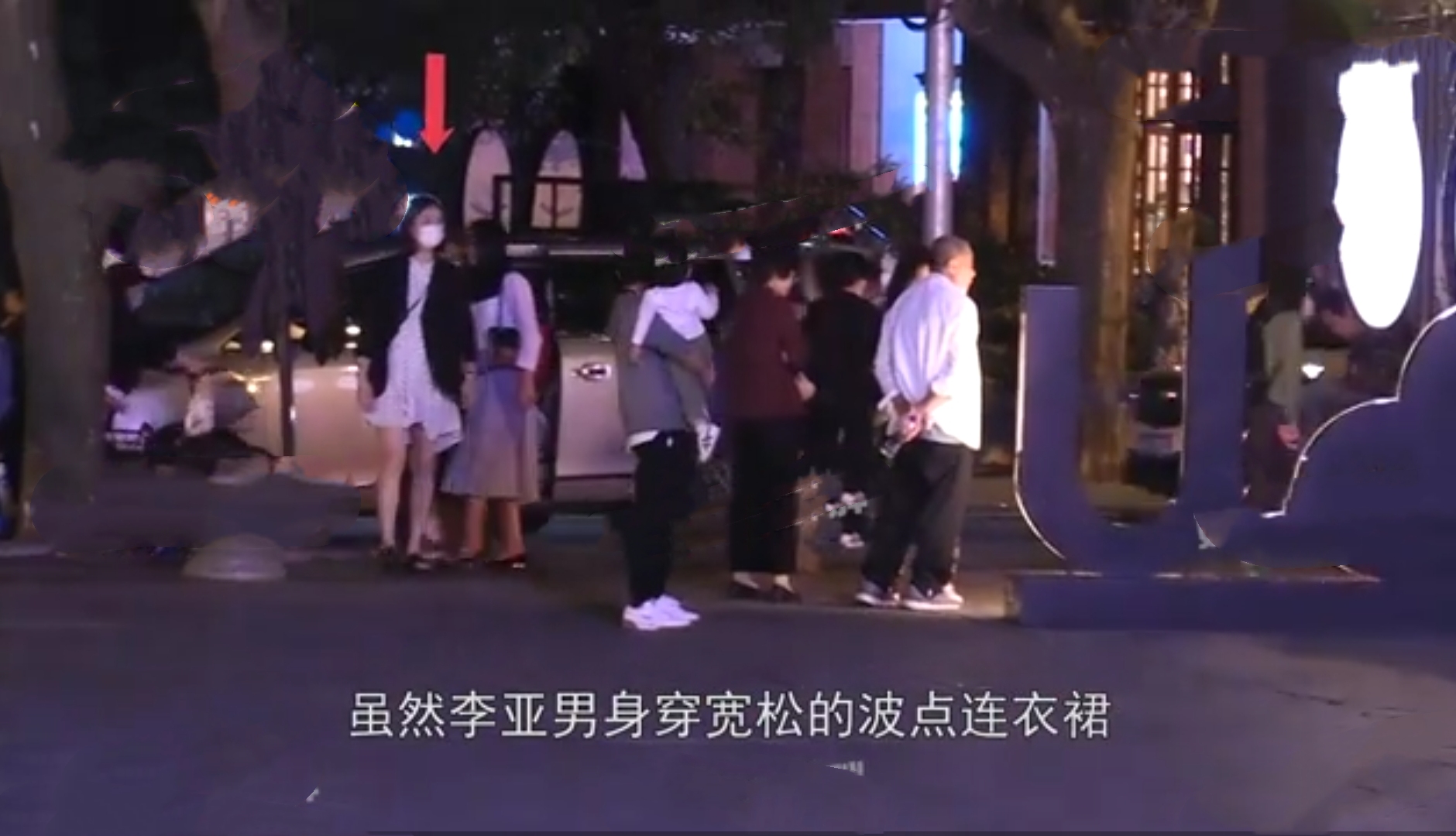 王祖藍一家出行，女兒追逐小貓超可愛，李亞男挺孕肚跟拍畫面溫馨