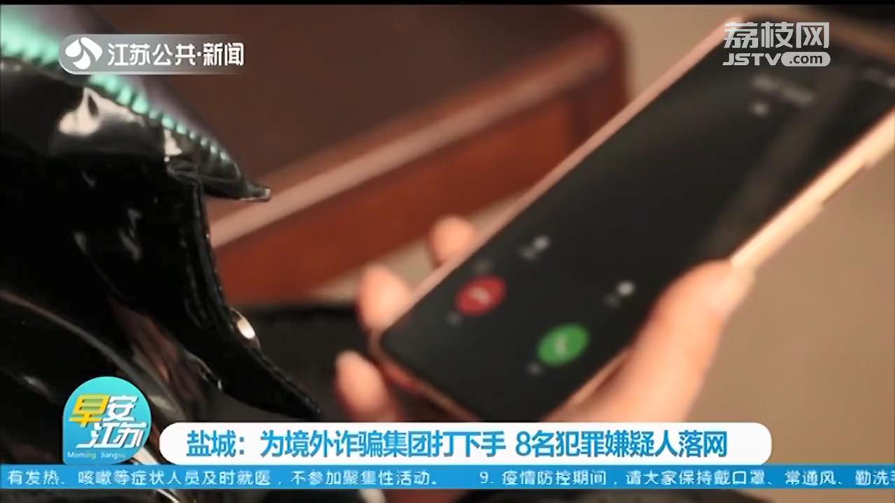 为境外诈骗集团&ldquo;打下手&rdquo;，盐城8名犯罪嫌疑人落网