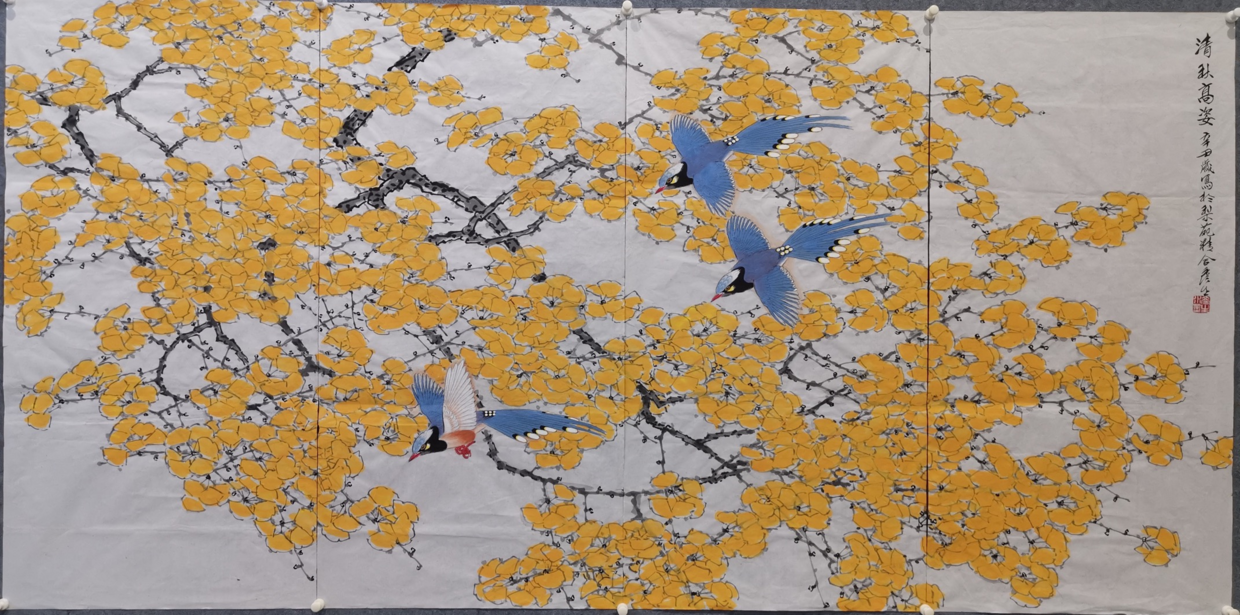 周彥生條屏畫展在河南省漯河市舉行