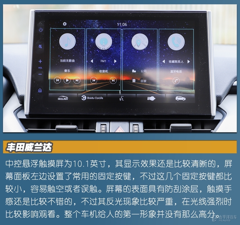 终于轮到丰田威兰达上场，只是还没发威，就把“假人”撞翻