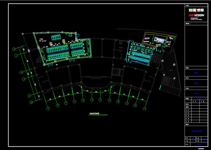 海康威视设计：标准的数据中心机房设计图集DWG，70张图纸