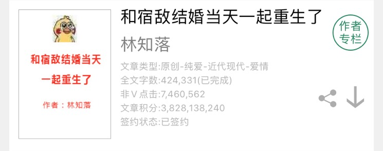 强推 安息日 和宿敌结婚当天一起重生了 不准撒娇 其他 蛋蛋赞