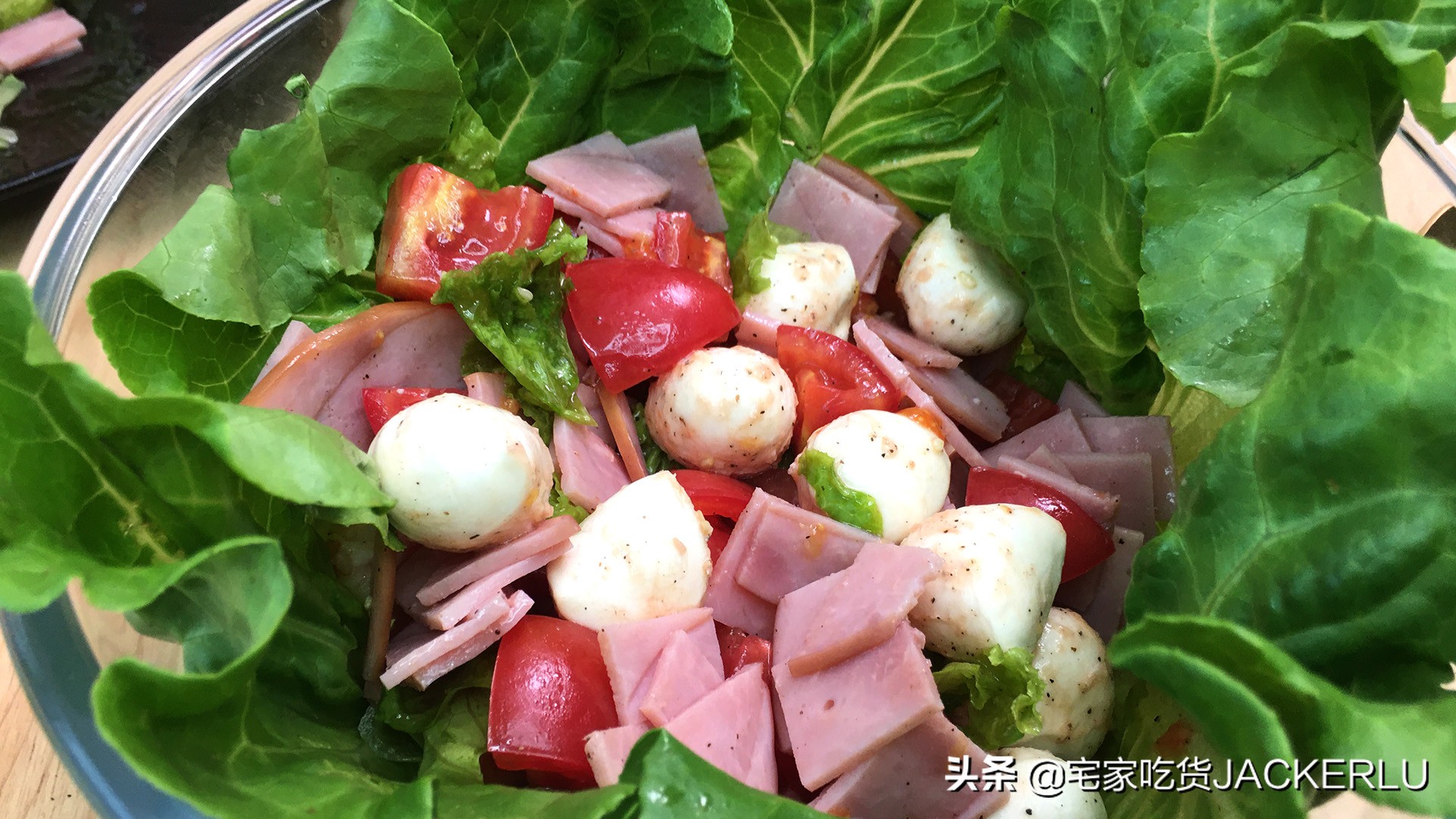 Mozzarella cheese salad, rich milk flavor, soft and smooth taste, super delicious, simple and delicious