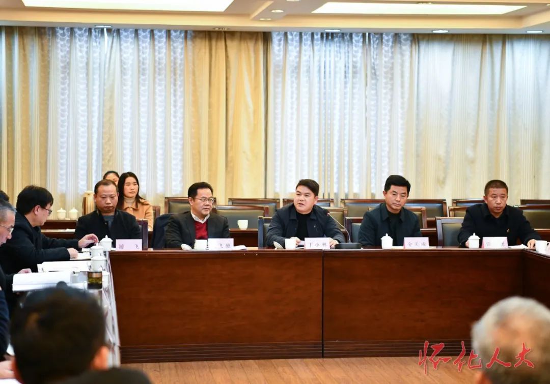 在怀全国和省人大代表集中视察我市制造业发展