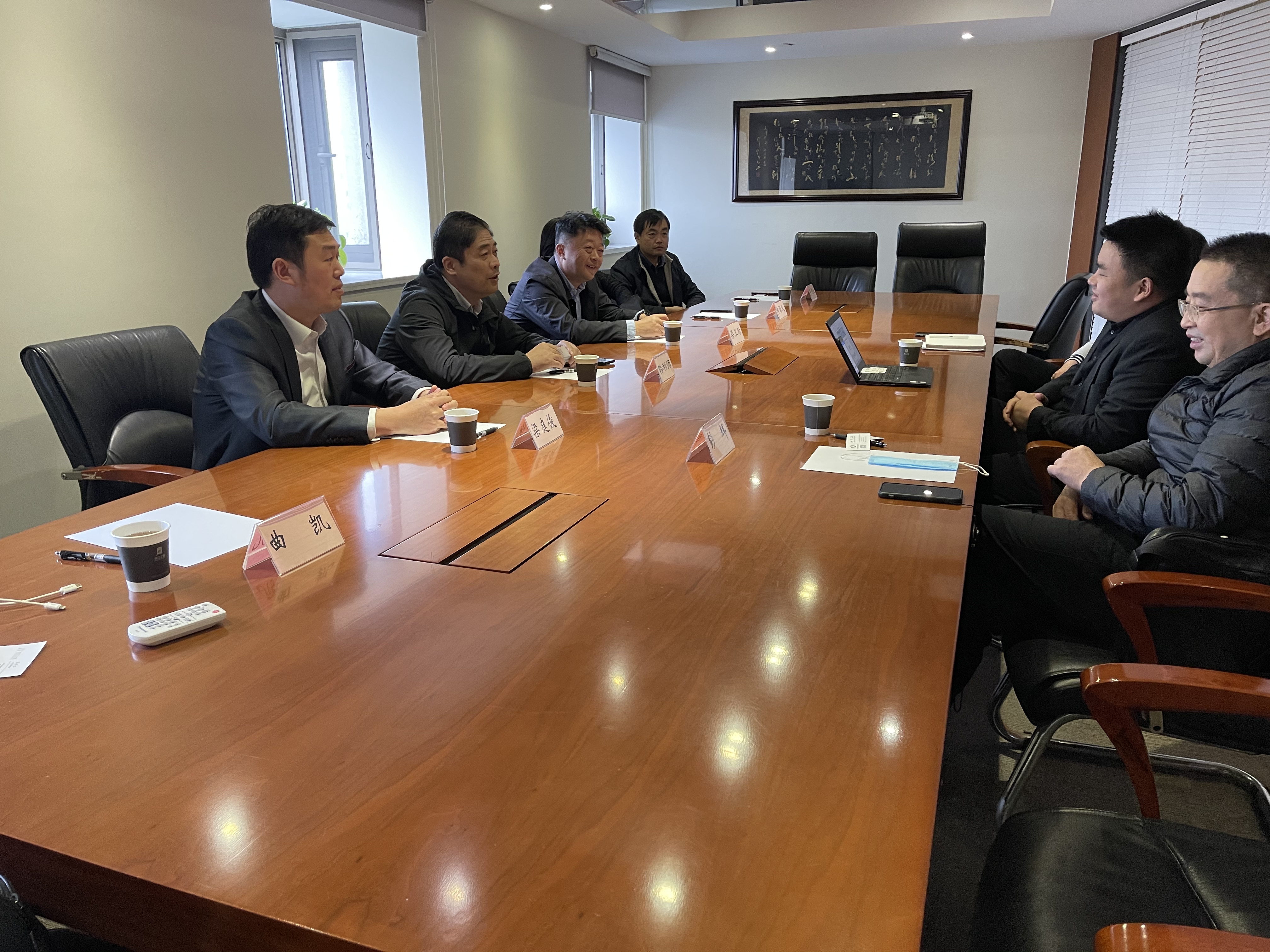 济南新材料产业园区管委会主任韩利师赴上海招商考察项目