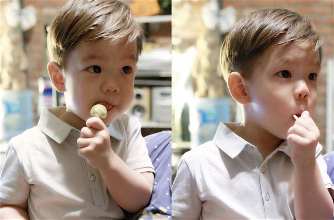 杜江兒子“嗯哼”整容式長大，外貌變化不算啥，情商更令人折服