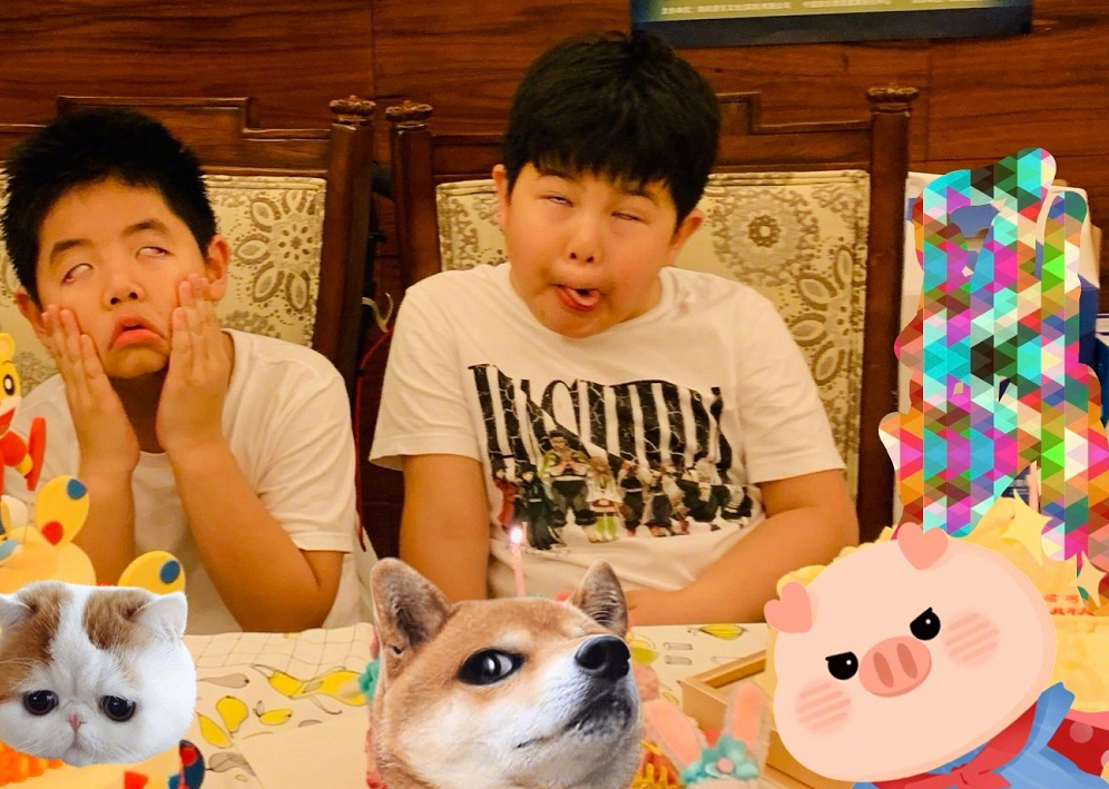 胡可大兒子發育迅猛，東北宋仲基逐漸“沙”化，胖不能輸給弟弟