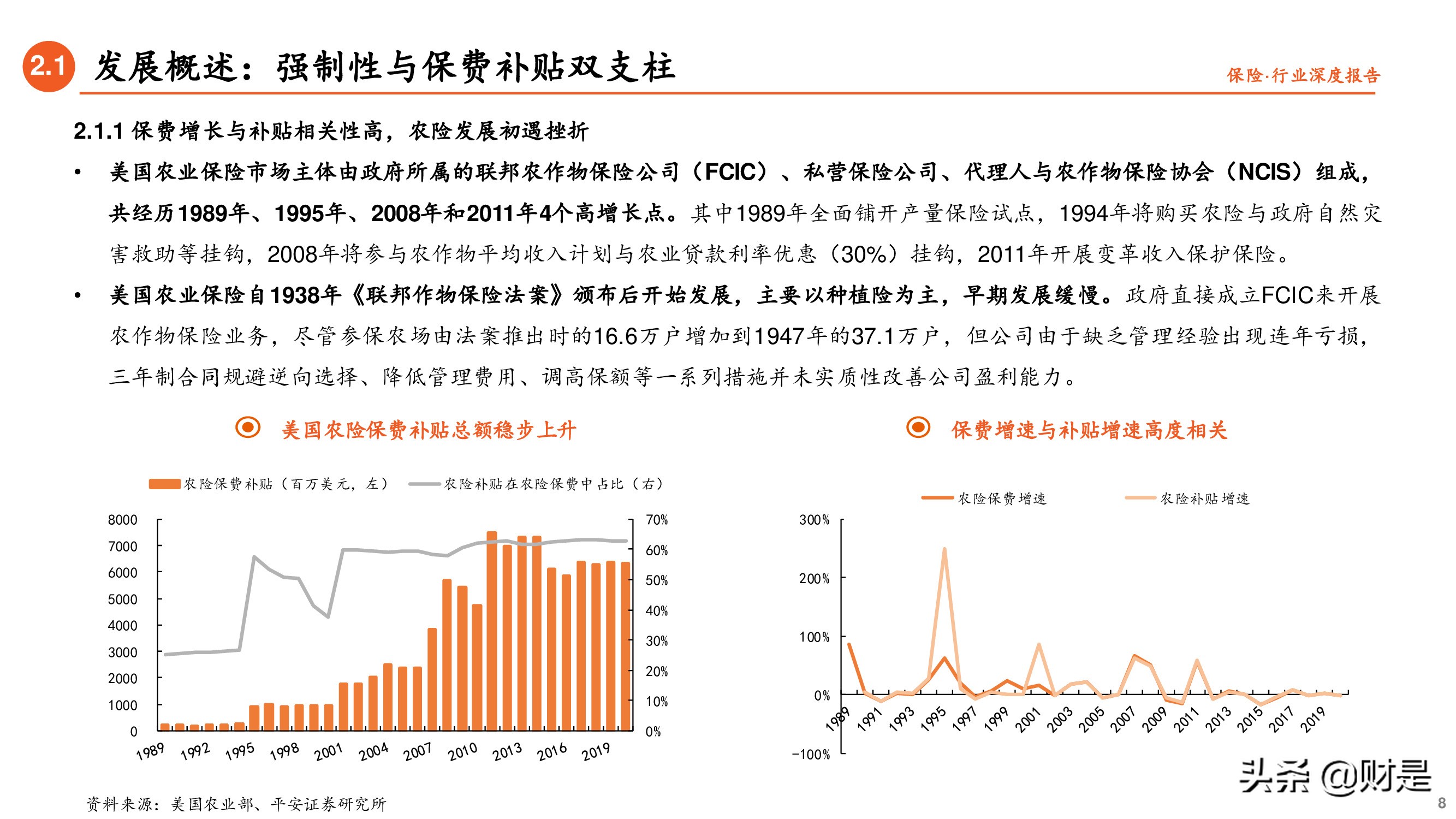 保险行业专题研究报告：借政策东风，促农险发展
