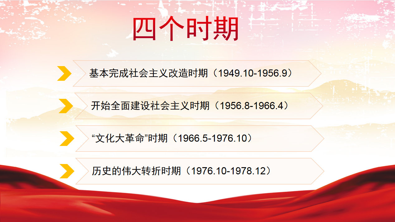 百年辉煌百年歌渭南特校党员讲党史新中国成立30年的发展历程及主要