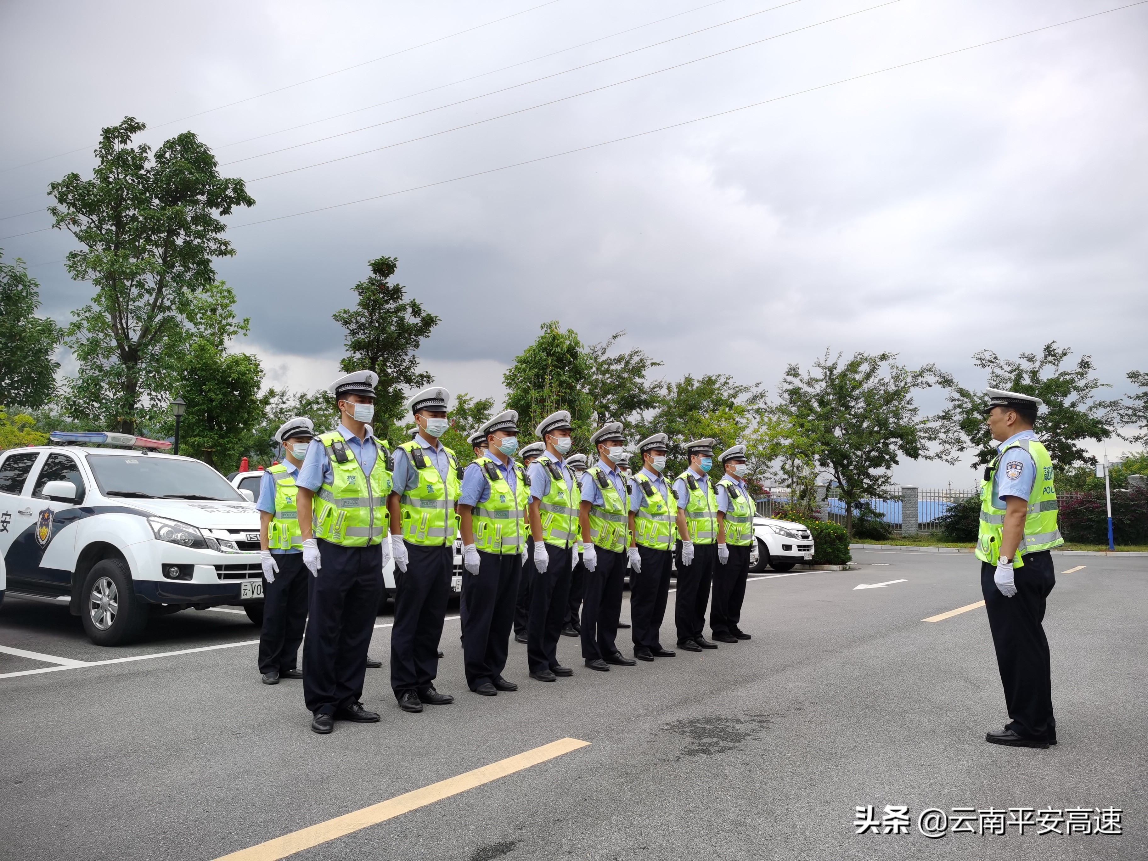 云南省公安厅交通警察总队高速公路交巡警支队晋嵩大队成立