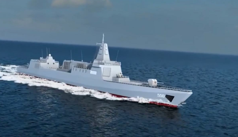 史诗级领跑！万吨大驱055突然停止“下饺子”，