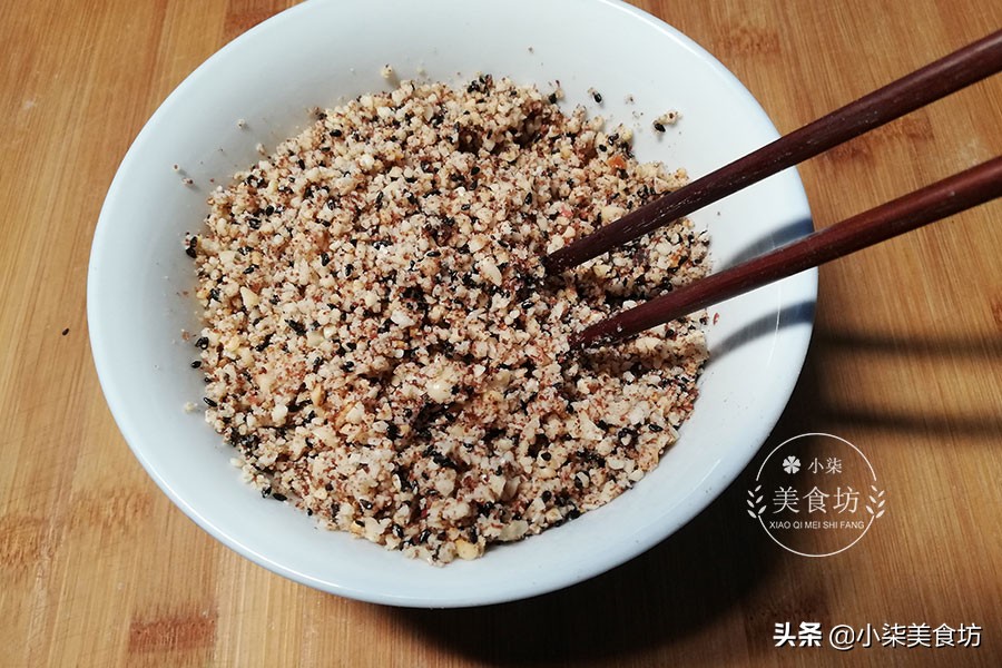 图片[10]-一碗面粉 2把花生米 教你做花生酥烧饼 外酥里软 5分钟就出锅-起舞食谱网