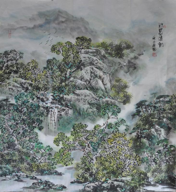 当代画家|平分秋色，阳阳说画国庆中秋书画展——月圆天下