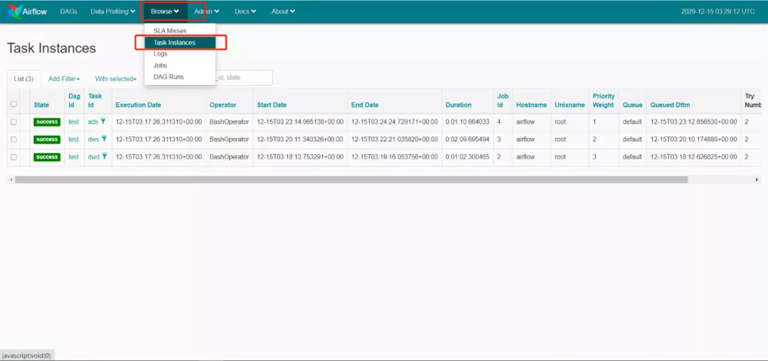 Airflow教程——使用Airflow实现简单的工作流调度