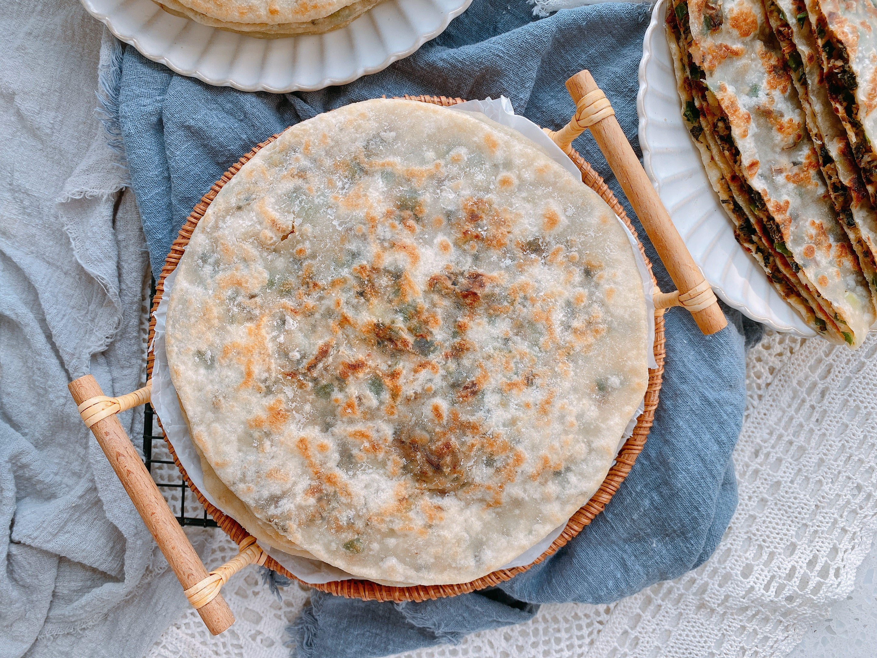 浙江美食梅干菜餅，幾十年老配方，餡料鹹香，餅皮鬆軟涼了也不硬