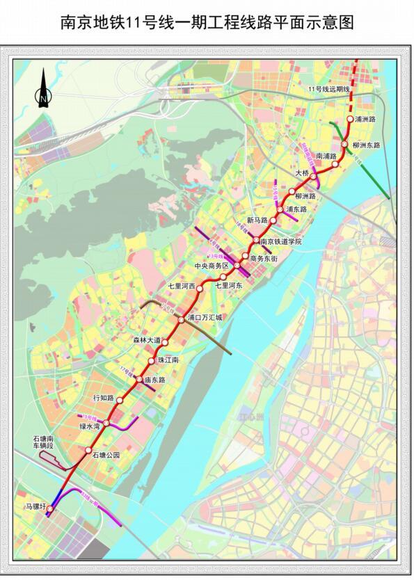 南京一条地铁线正式获批，正做开工建设前的准备工作，长27千米