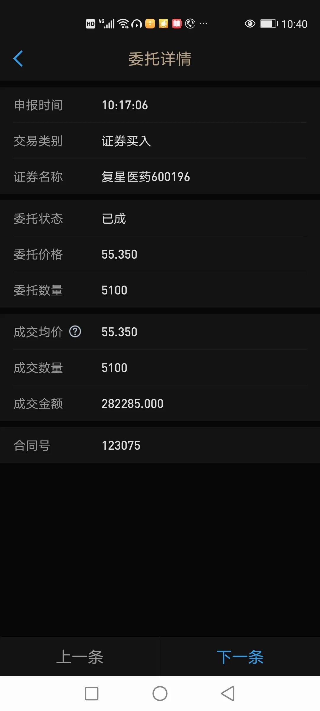 福星医药早盘买了