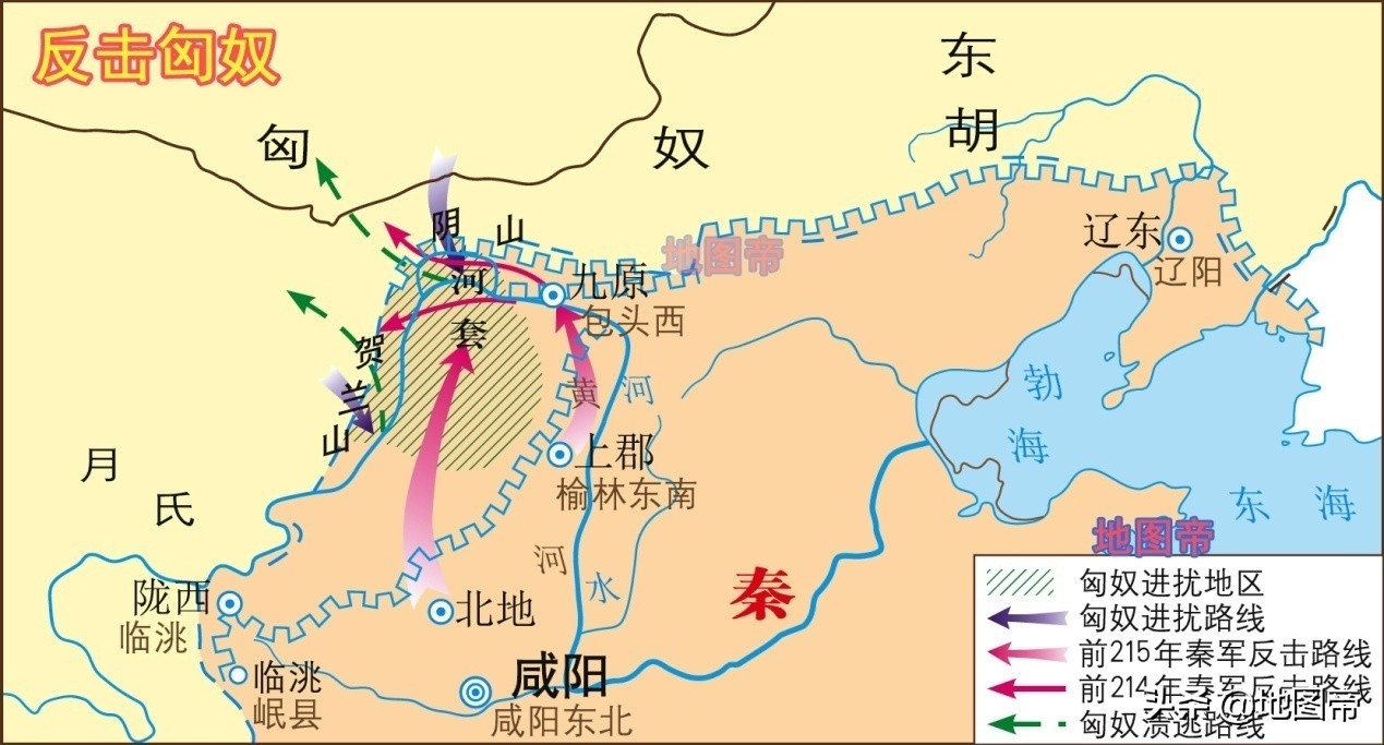 从灭六国到二世而亡，快速看大秦帝国（16幅地图）