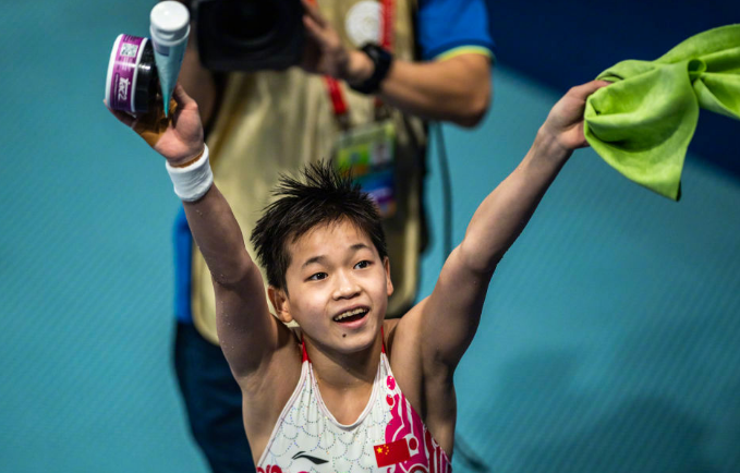 太强！全红婵连比4次都是第一，全运会没输过，世界上已无对手