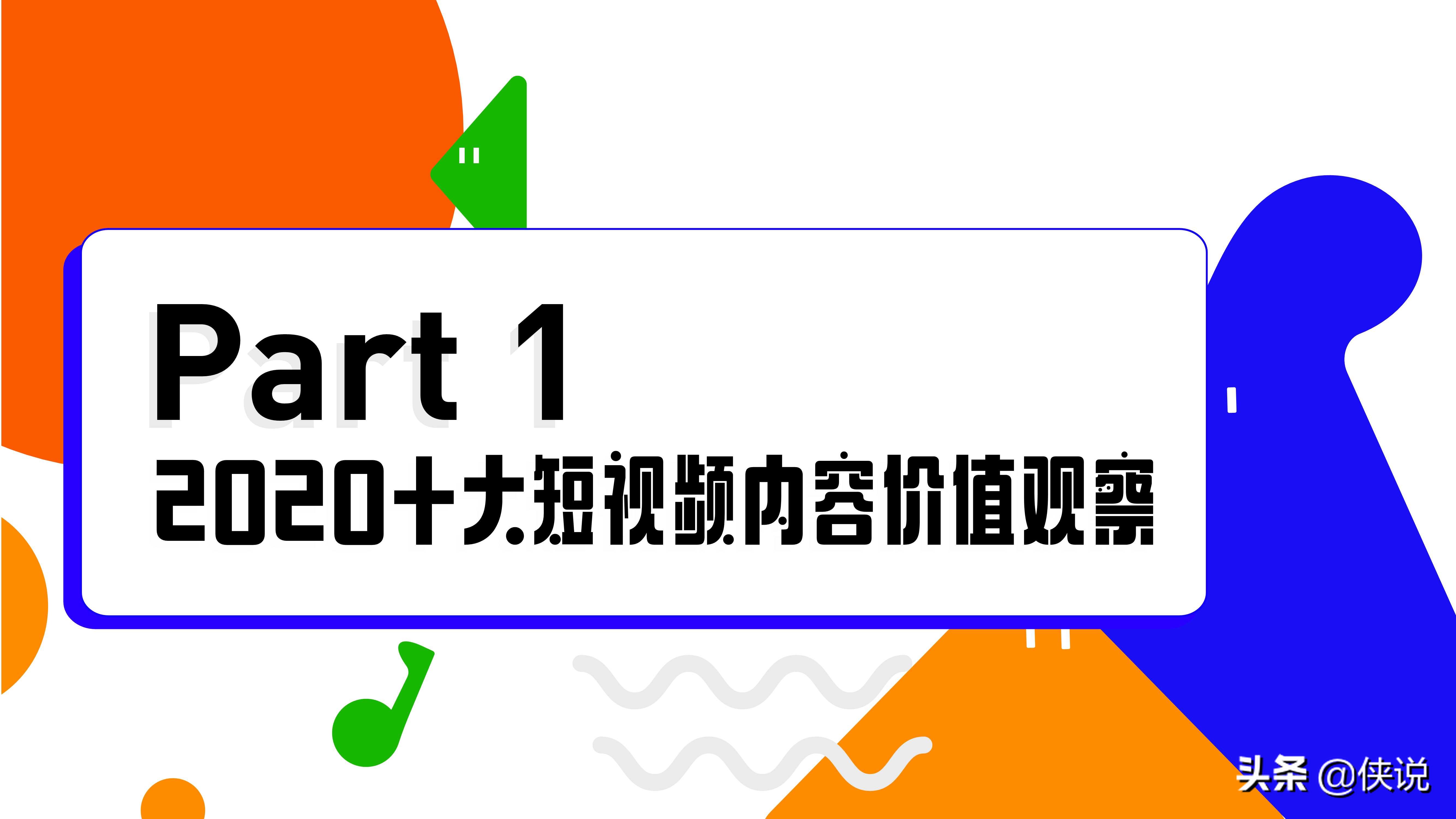 2020十大短视频内容价值观察