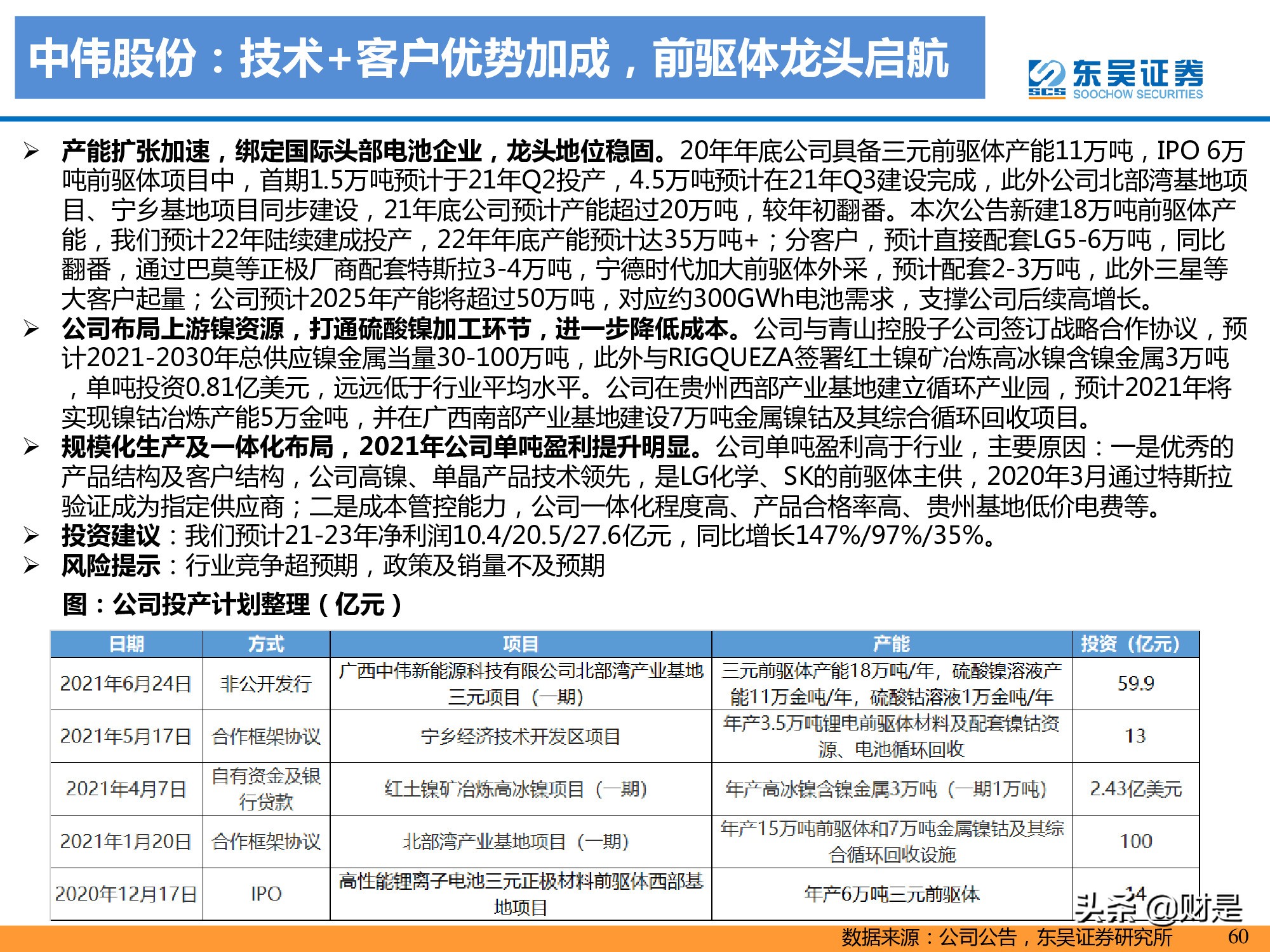 锂电池产业研究：高镍未来已来，龙头涅槃见云开