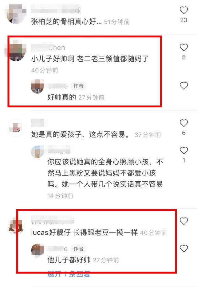 张柏芝独自带仨儿子现身机场，幼子正面曝光，颜值超高惊艳网友