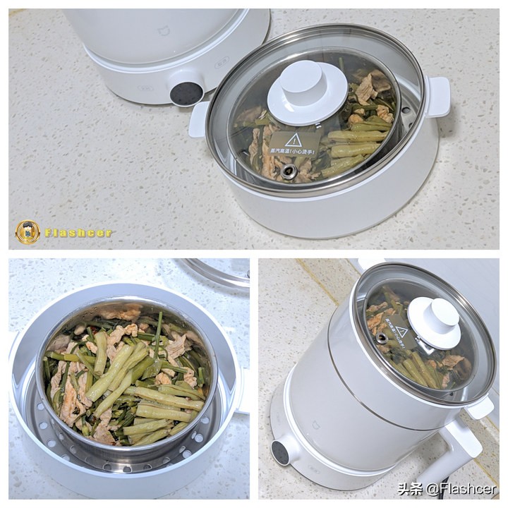米家电磁炉mini+智能蒸煮锅三者合一：智能小白锅体验