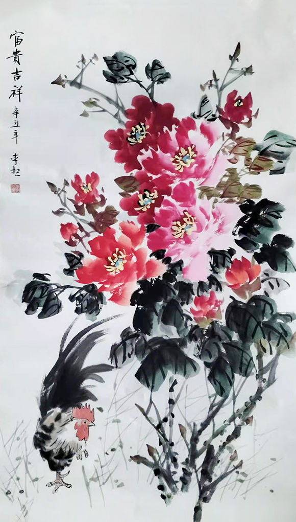 画家李想 墨色精妙 劲骨刚心