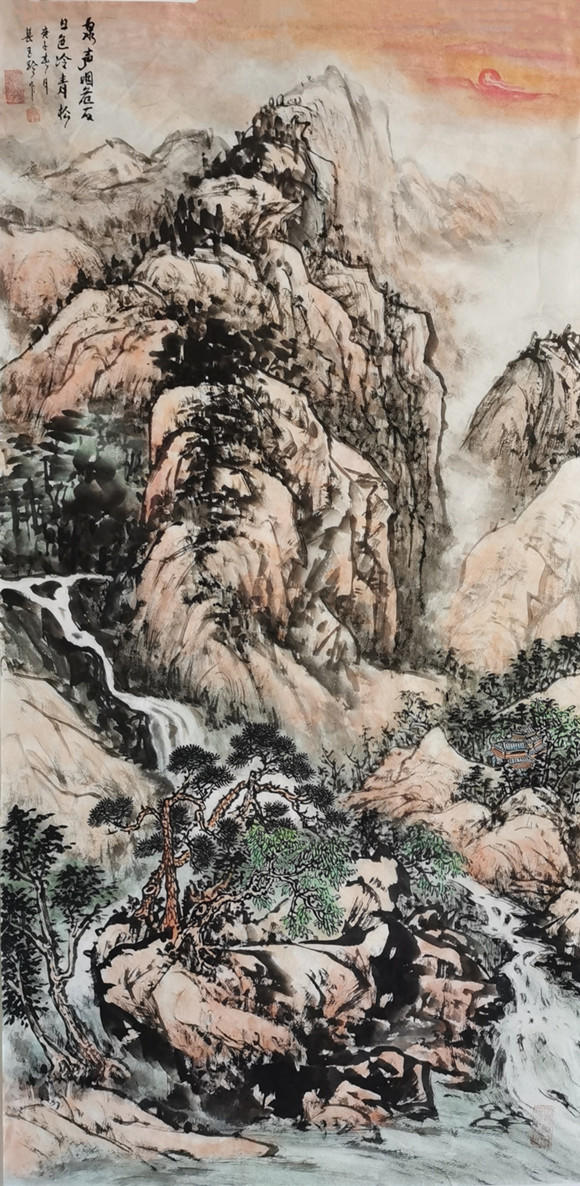 岳玉珍：怎么画好一幅山水画