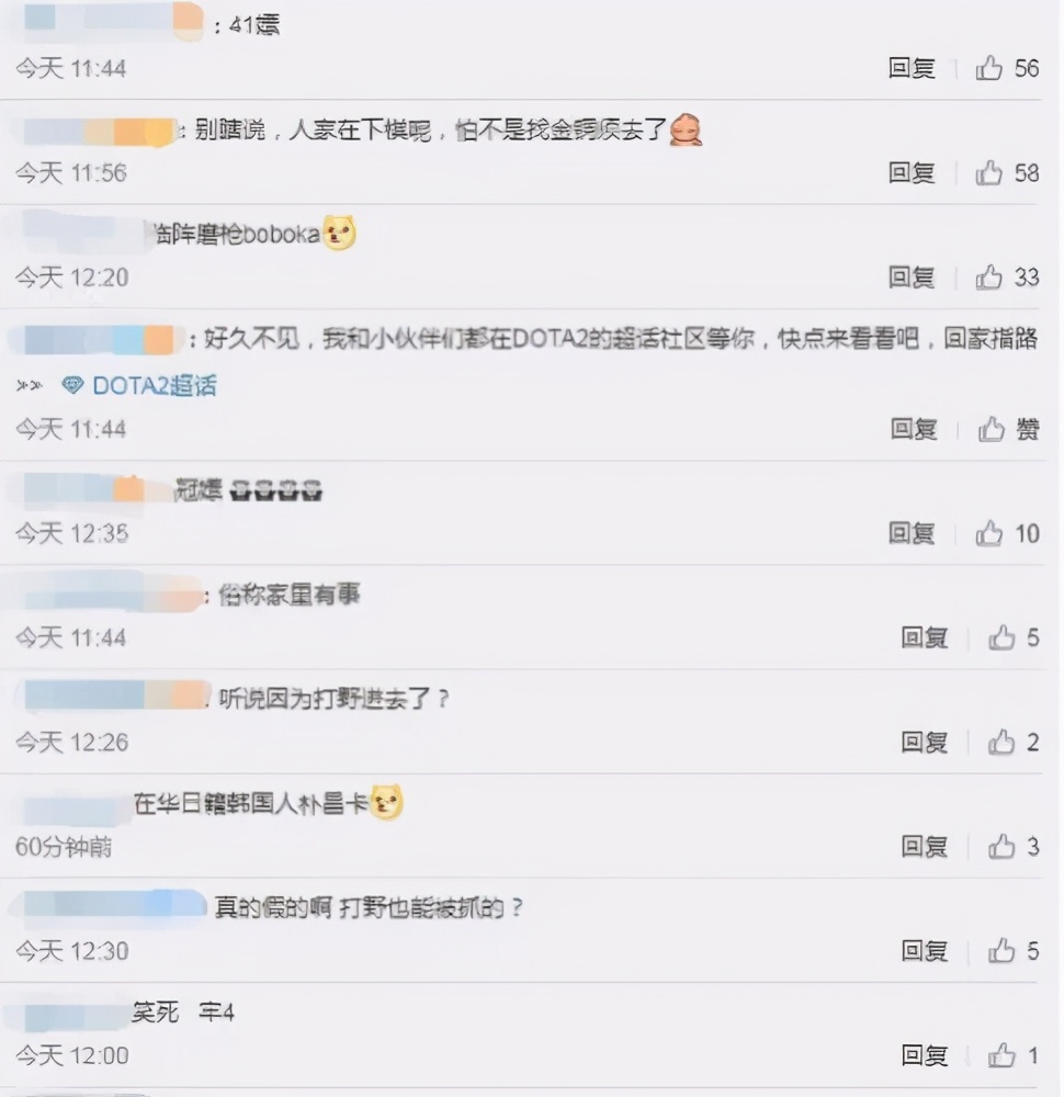 Boboka " dozen wild " be caught! Should the flyer of home town wither? DOTA contest is cool