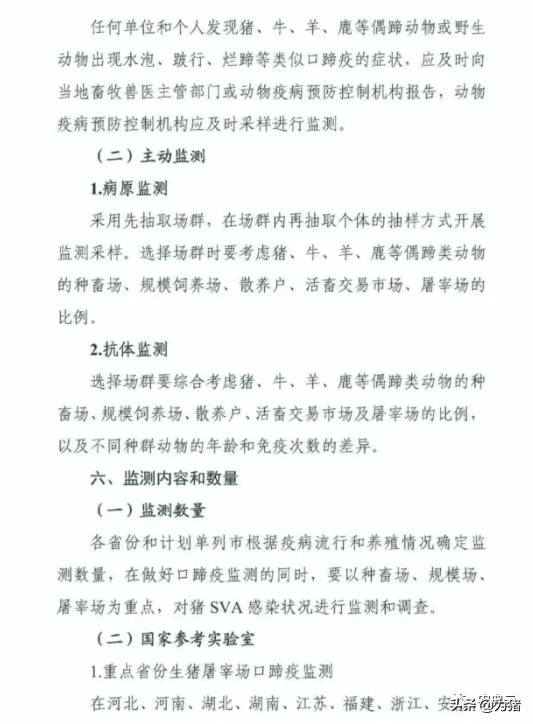 农业部发布2021-2025年疫病检测计划！包含非洲猪瘟、蓝耳病...