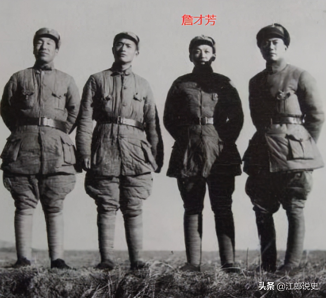 詹才芳的勤务兵成了上将，本人却是中将，授衔后三位上将给他敬礼