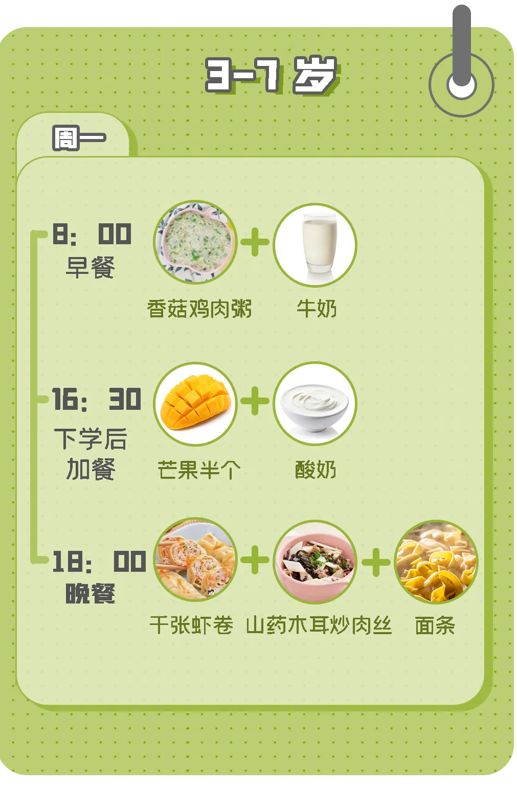 抓住“猛长期”尾巴!照着这个餐单来,娃的一日三餐都是营养满分 娃的一日三餐 第12张 抓住“猛长期”尾巴!照着这个餐单来,娃的一日三餐都是营养满分 娃的一日三餐 第12张