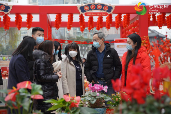 蓉城花肆——2021爱成都•迎大运公园城市年宵花节今日开市