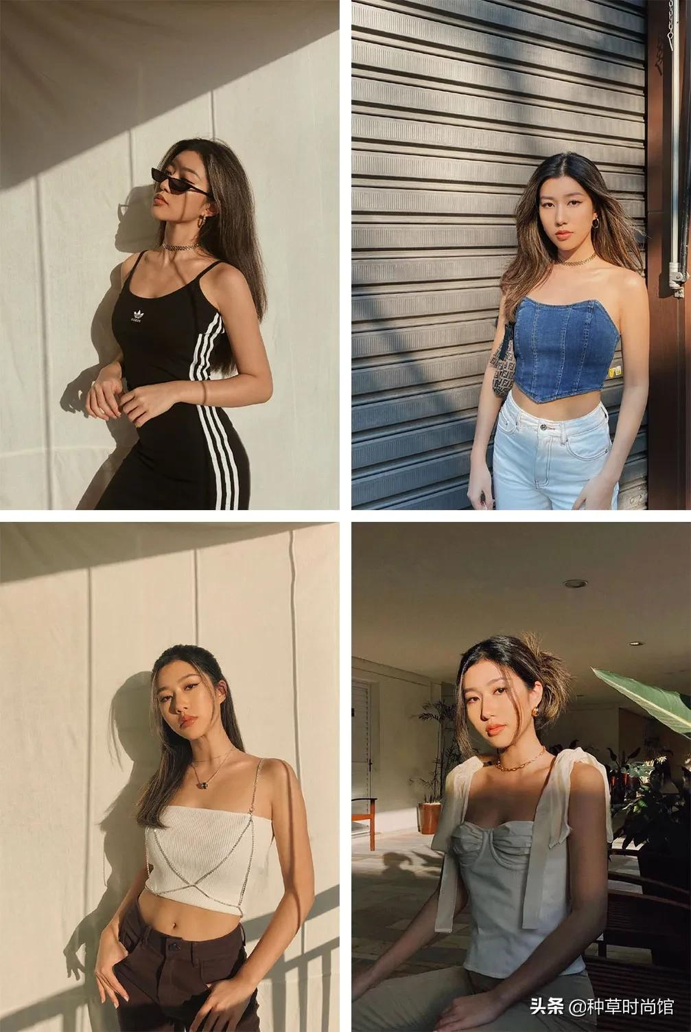 90斤和120斤的女生,春天穿同一件衣服差别到底有多大?