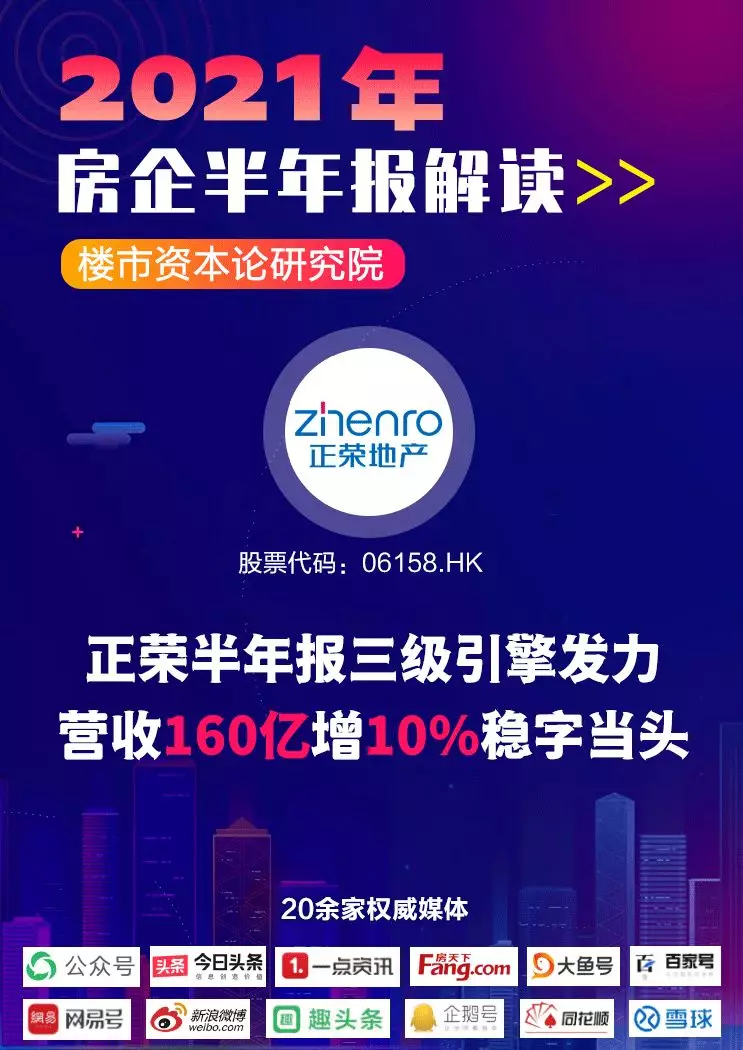 正荣半年报三级引擎发力 营收160亿增10 稳字当头 中访网 解读新商业 专栏入驻开放平台