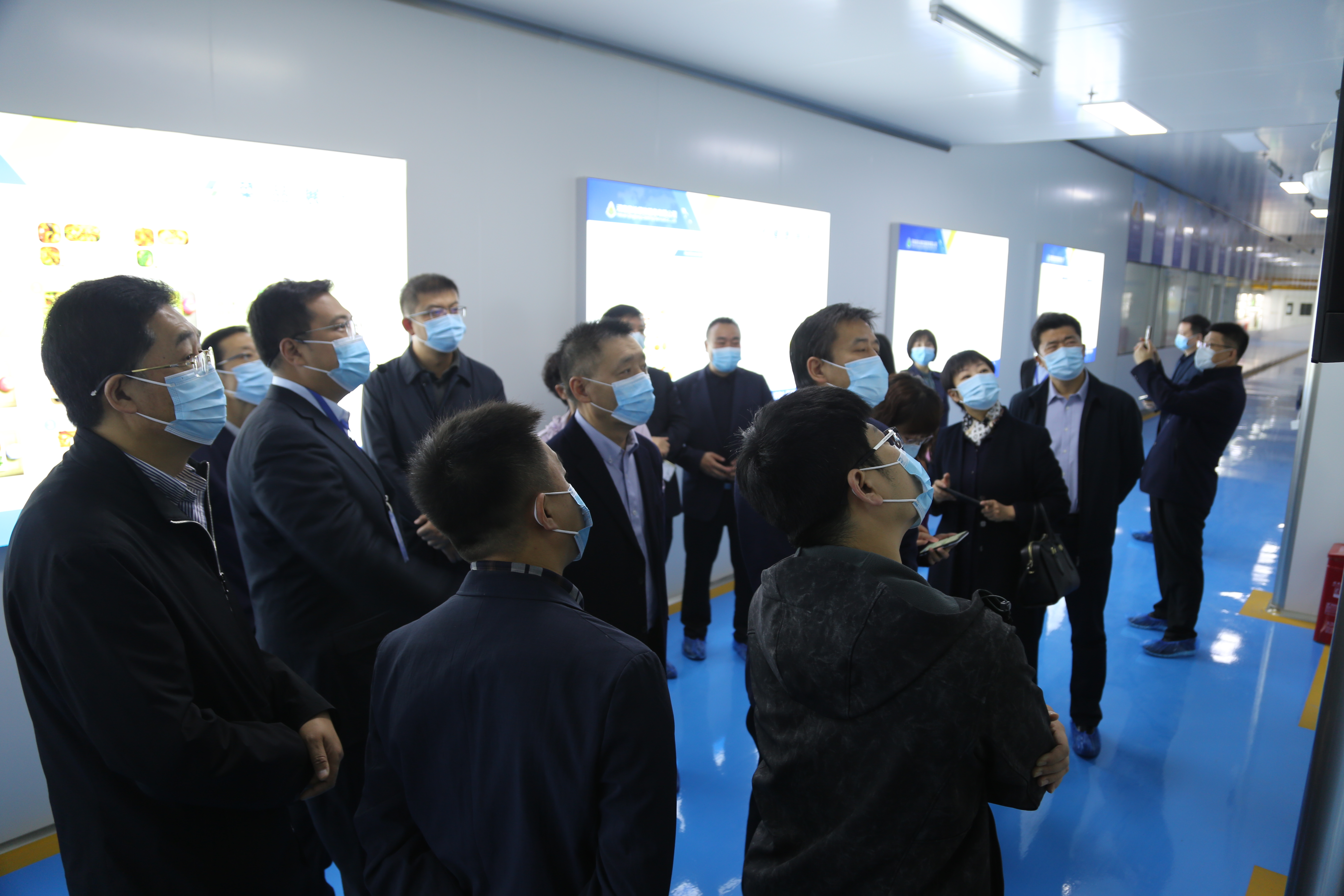 兰州市政府考察团调研青松餐饮，豆状元作为团餐指定供货商受好评