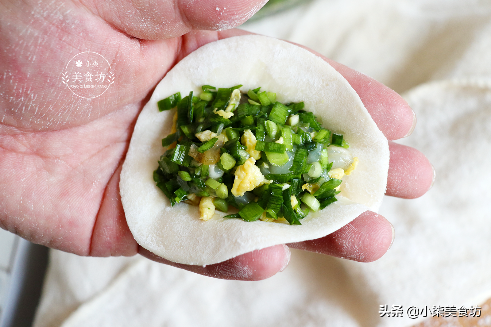 圖片[13]-韭菜餡最饞人做法 外酥里鮮 10分鐘出鍋 比餃子簡單比烙餅好吃-起舞食譜網