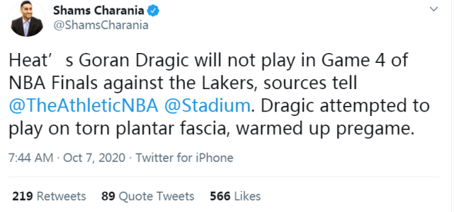 總冠軍賽G4首發出爐！Adebayo復出熱火變陣，湖人仍是三狀元出擊！-黑特籃球-NBA新聞影音圖片分享社區