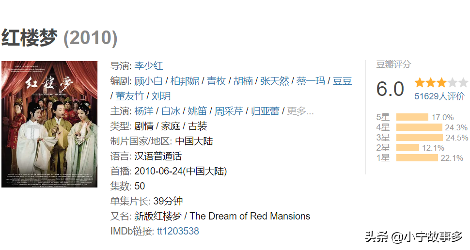 豆瓣评分9.5及以上的十部国产电视剧，你看过几部？