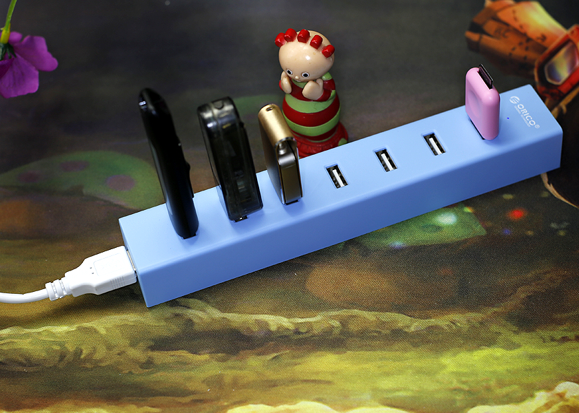 解决插口不够用，ORICO奥睿科7口 USB HUB