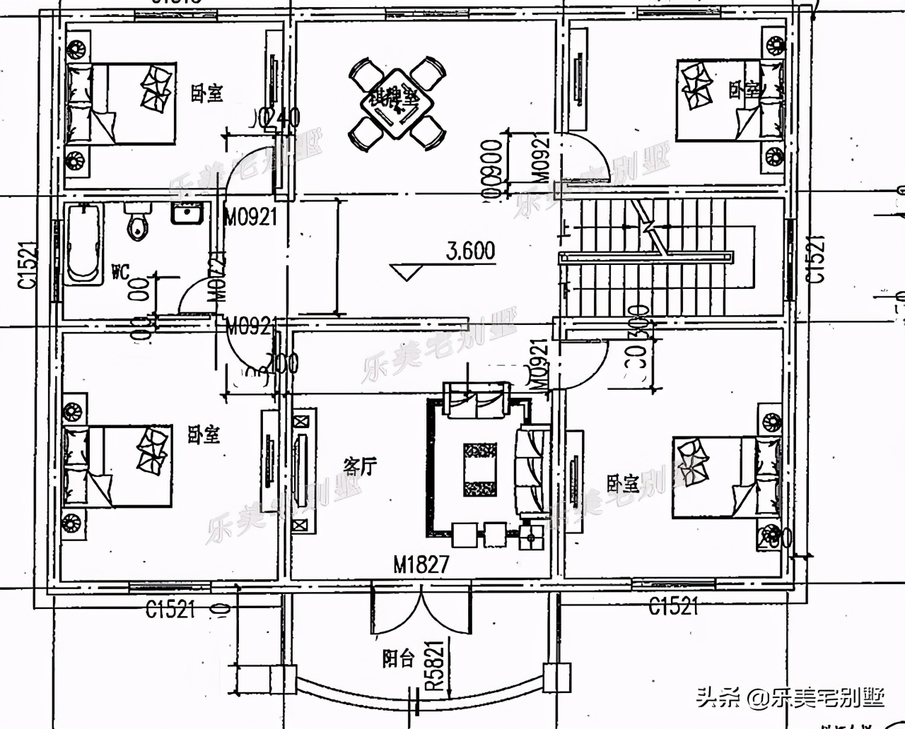 5款農村二層自建樓房別墅設計圖漂亮又簡單有品味的住宅