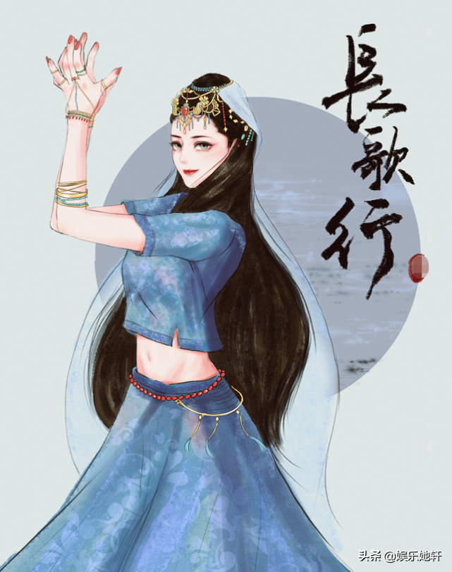 迪丽热巴《长歌行》路透曝光，一身唐装惊艳了！可女二号更抢镜