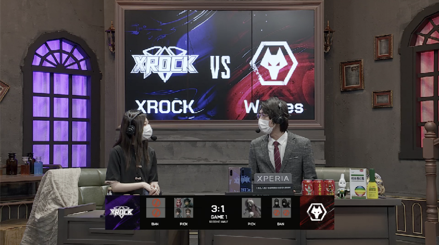 第五人格2021IVL夏季赛常规赛 XROCK vs Wolves 第一局