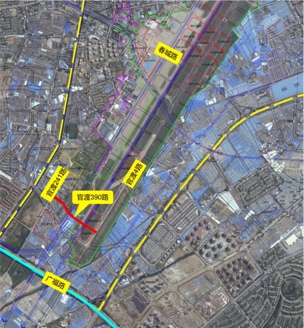 昆明再添一条16米宽的支路，就在巫家坝城市新中心区内