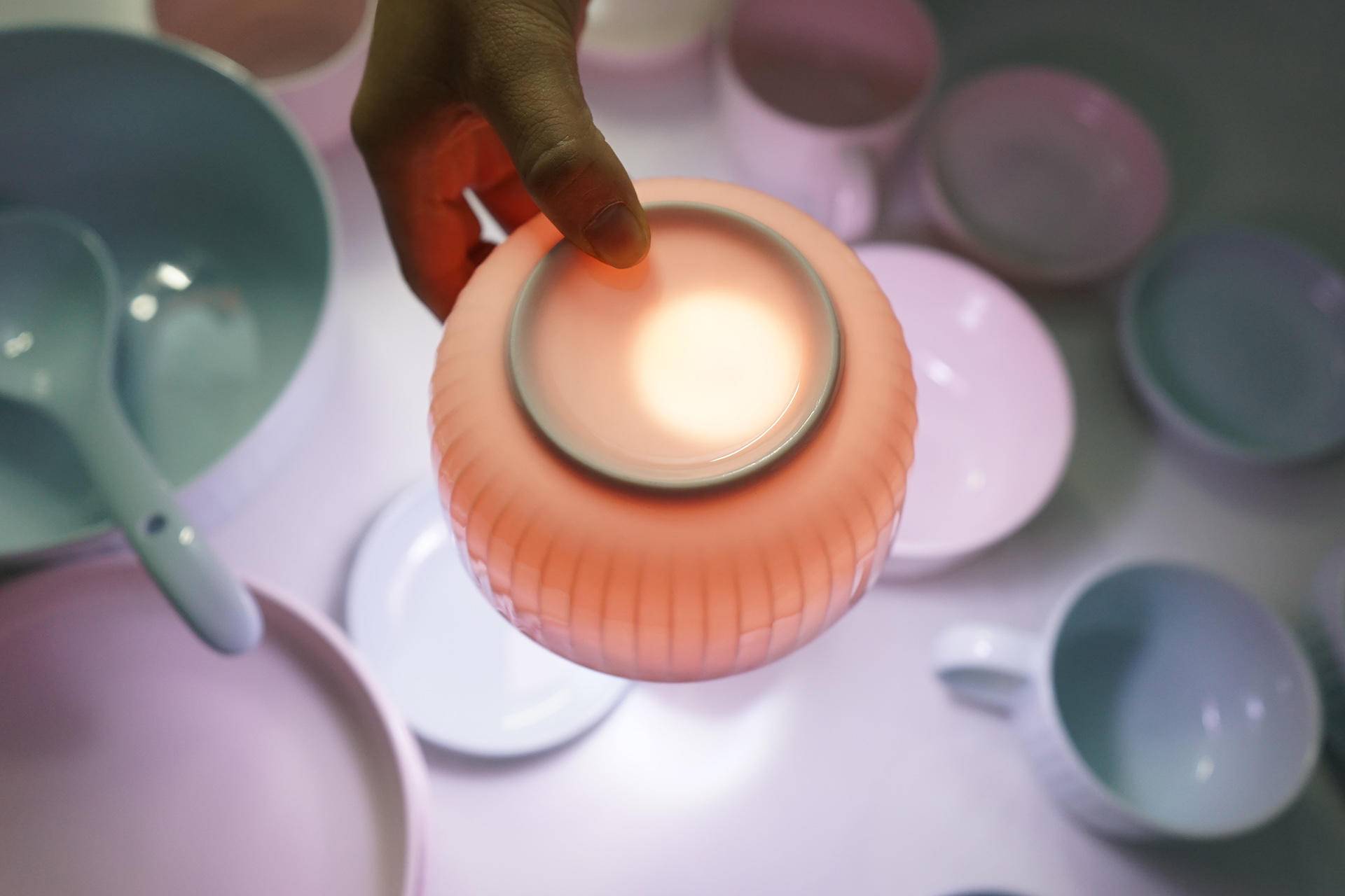 纳米抗菌精致剔透的研色水晶彩泥餐具让用餐更有仪式感