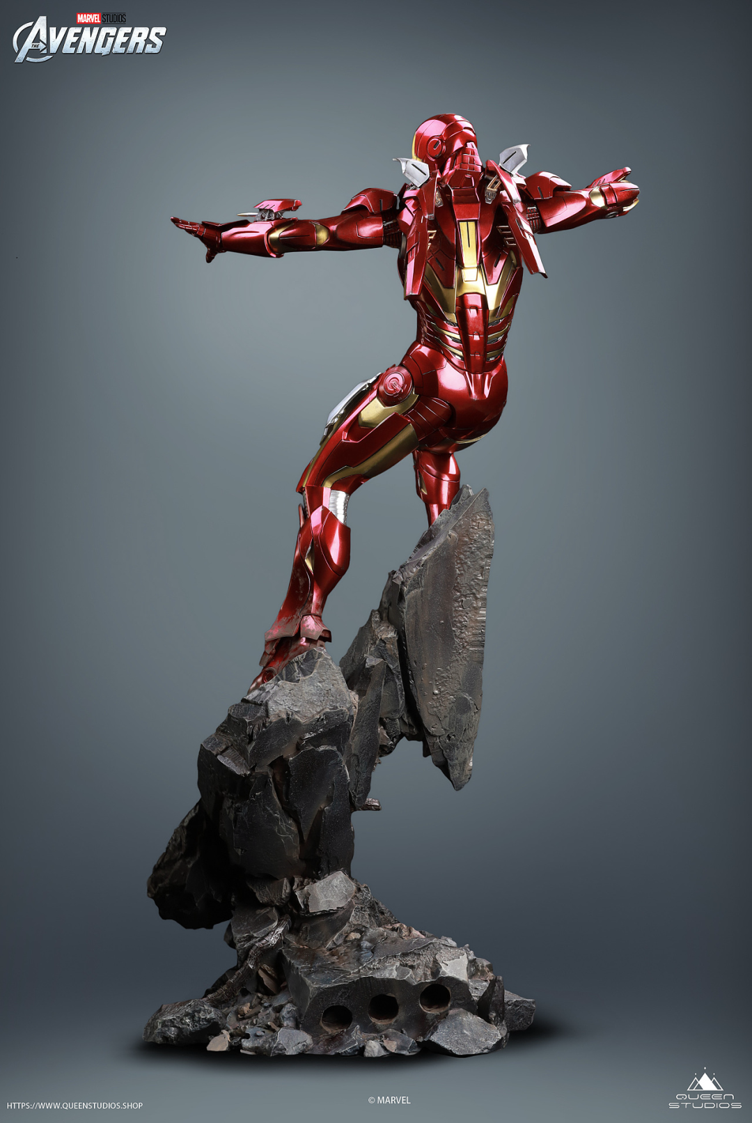 这款钢铁侠MK7雕像简直帅爆了